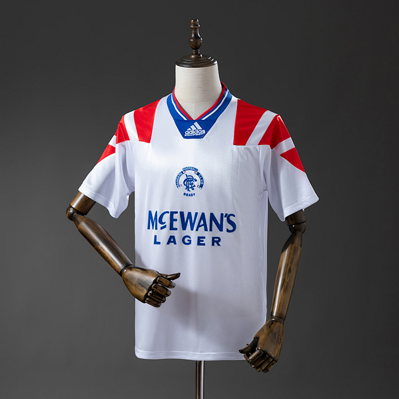 Camiseta retro de visitante de los Rangers 92-94, tallas S-XXL